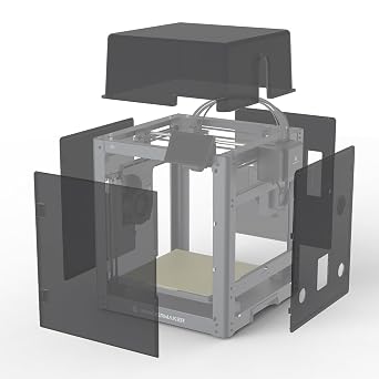SainSmart x WonderMaker ZR 3D Printer Enclosure Kit, Safer, Quieter Cover with Built-in Air Filtration, Stable Temperature for High-Performance Filaments Like ABS, ASA, PETG-CF