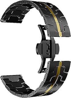 Next store 22mm Band Compatible with Samsung Galaxy Watch 3 Band 45mm/Huawei Watch GT2 46mm, Stainless Steel Replacement Strap Men Women for Samsung Gear S3 Frontier