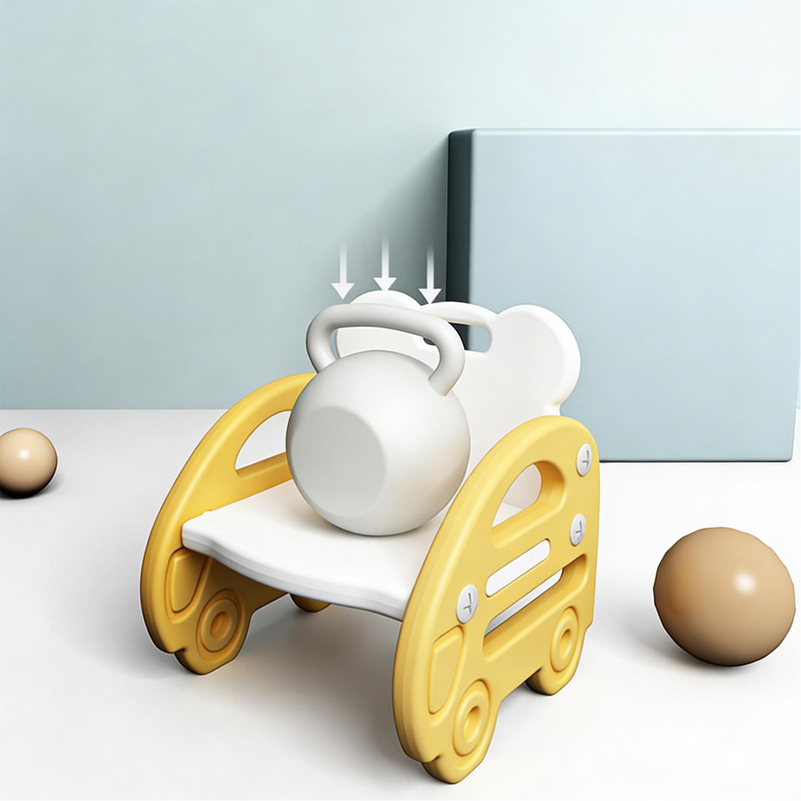 Silla Infantil Asiento resistente, portátil y bonito