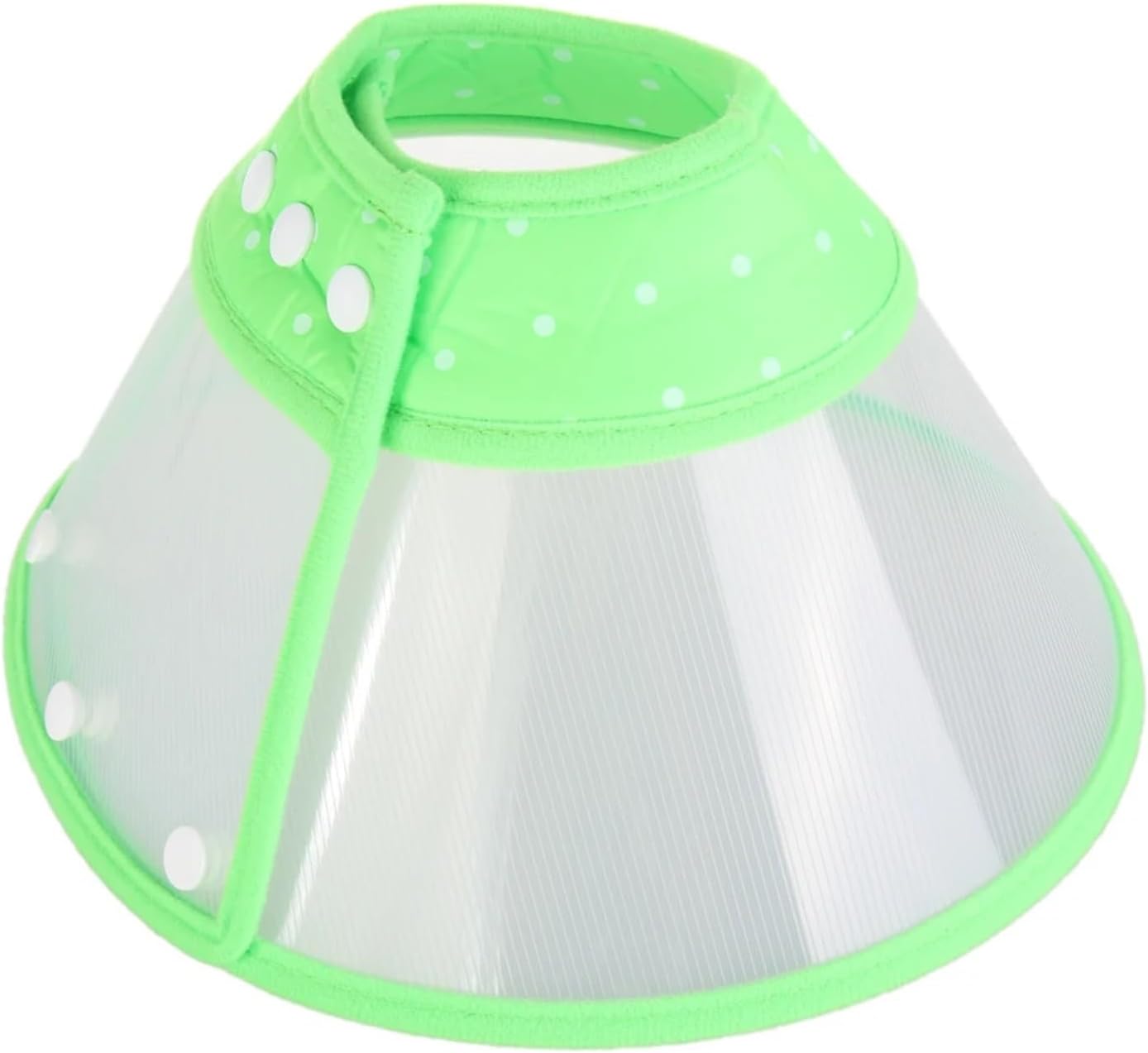 Pet Protective Collar for Small Large Dogs Puppy Cat Cone Ring Pets Care Accessories(Green L)