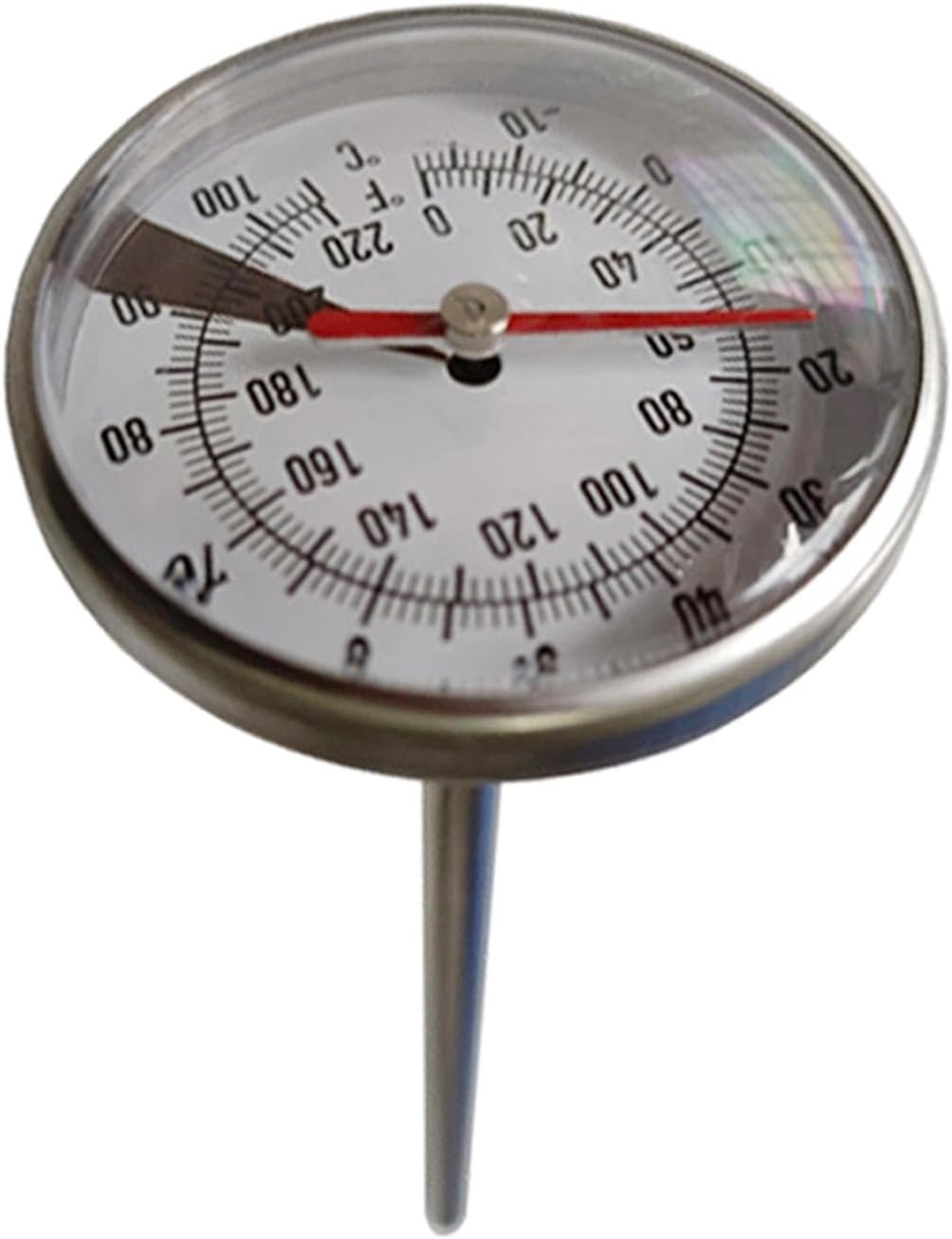 Dial Thermometer for Boiler Electric Kettle Thermometer for Grill Pan Drinks