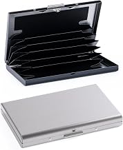 2 Pièces Porte-Carte de Crédit Métal, Protection RFID Porte Cartes