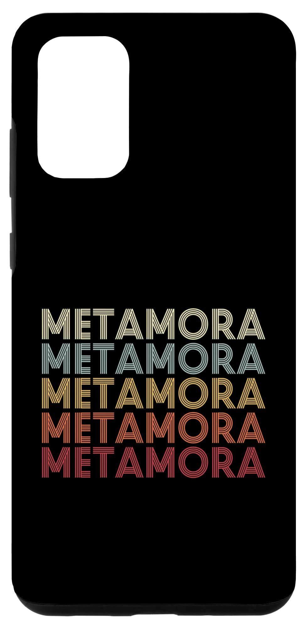 Galaxy S20+ Metamora Illinois Metamora IL Retro Vintage Text Case