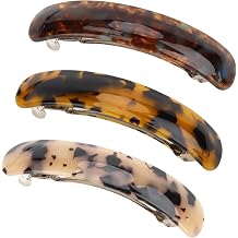 Hair Barrettes for Women French Tortoise Shell Womens Hair Barrettes Clips Accessories Gifts for Women Girls Thin Thick Hair3pcs