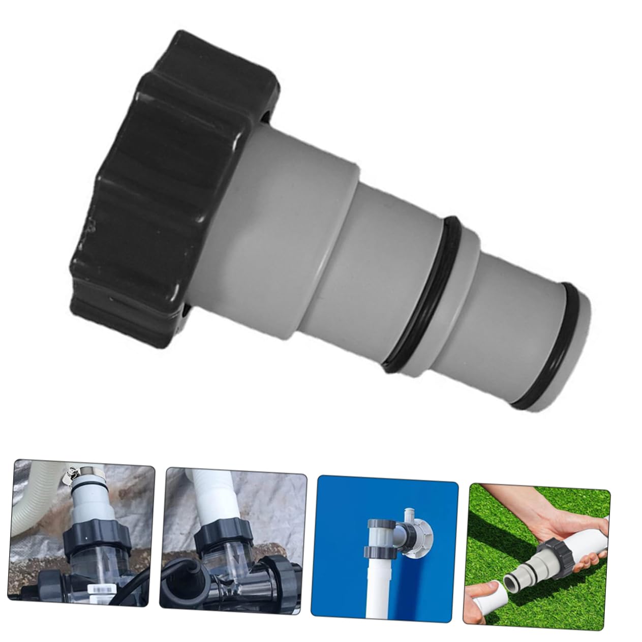 Mipcase 5 Zestawów Adapter Pompy Filtrującej Baseny Adapter Pompy Basen Pływacki Adapter Pompy Części Do Basenów Wymiana Adaptera Pompy Adapter Pompy Do Basenu Wymiana Pompy 2 szt*5