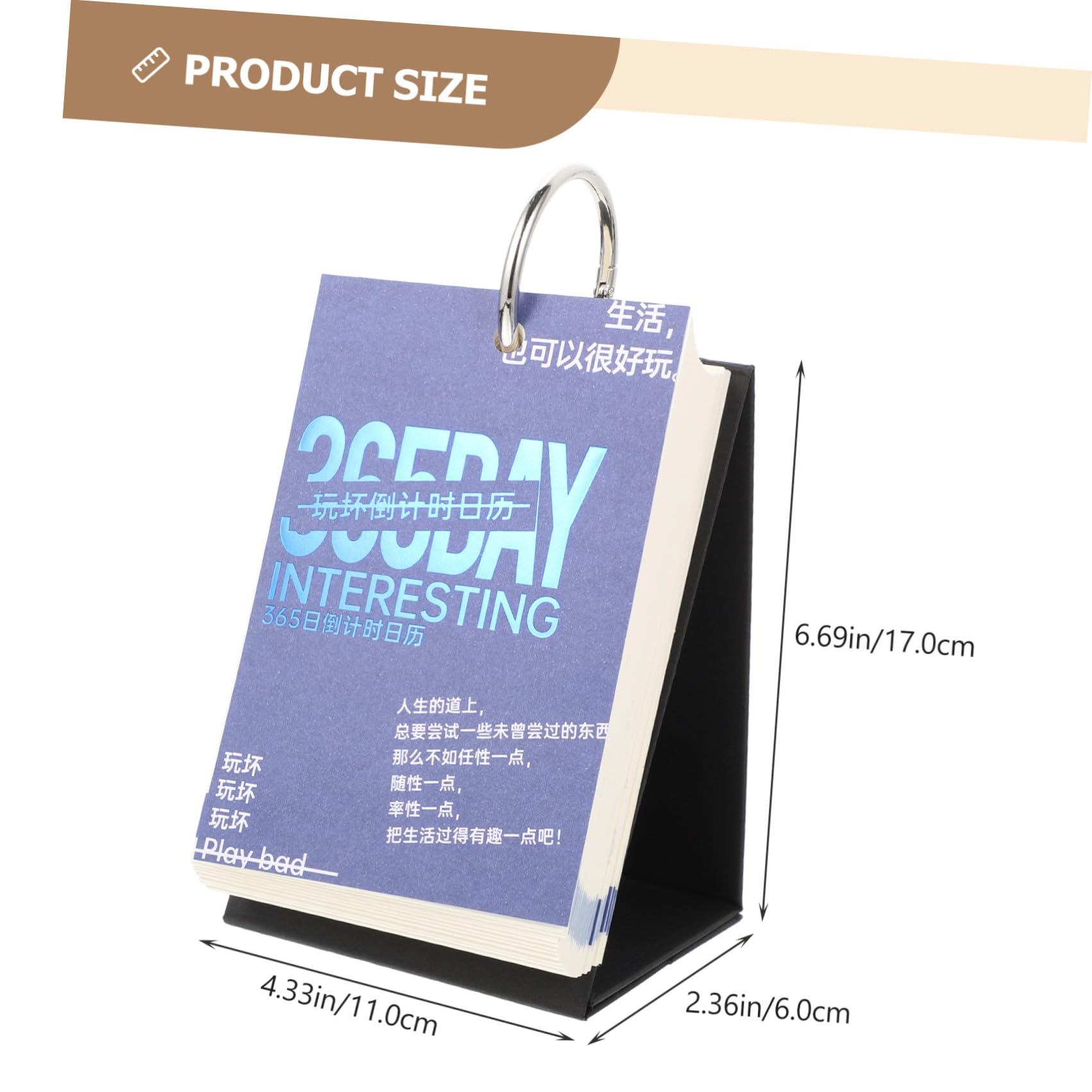 SEWACC 2stücke Diy Abreißkalender Für Schreibtisch Lustiger Und Kreativer Decompression Desk Calendar Für Als Für Freunde Und Familie Bürodekoration Und