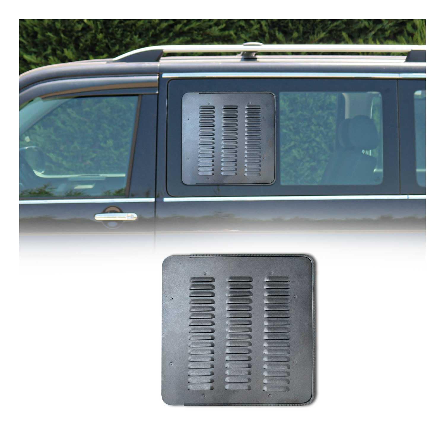 OMAC - Grilles de ventilation pour porte coulissante - Compatibles avec VW Transporter T5 T6 2003-2024 - Désenfumage