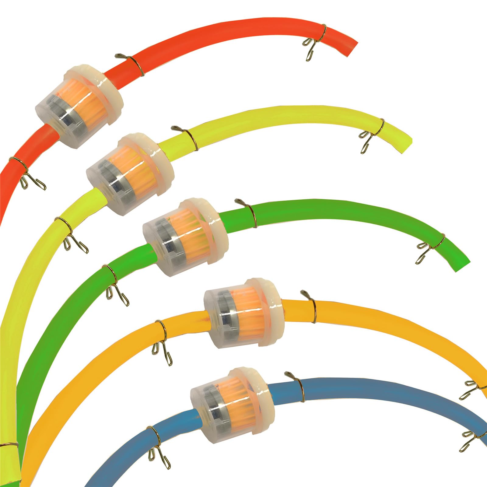 Gas Hose Line Fuel Filter For 110 125cc 150cc Kazuma Taotao ATV Dirt Bike Buggy - Foto 4