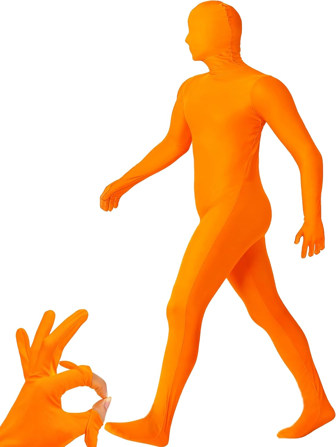 Full Body Suit Costume Unisex Spandex Bodysuit Skin Suit Unitard Zentai Halloween Jumpsuit for Adult Men Women