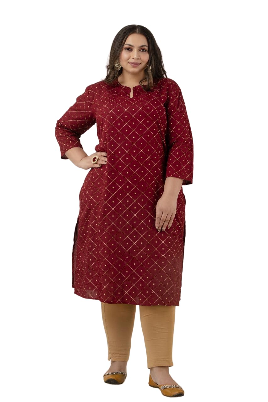 F. P. Collections CH045 Womens Plus Size Kurti