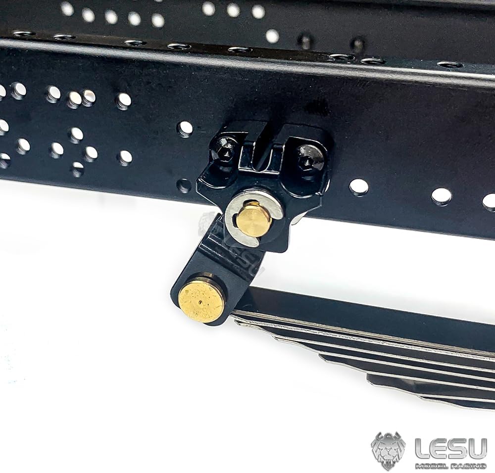 TOUCAN RC HOBBY US in Stock LESU Straight Plate Front Suspension Set for 1/14 RC Truck Tractor,Compatible with DIY Tamiya Model