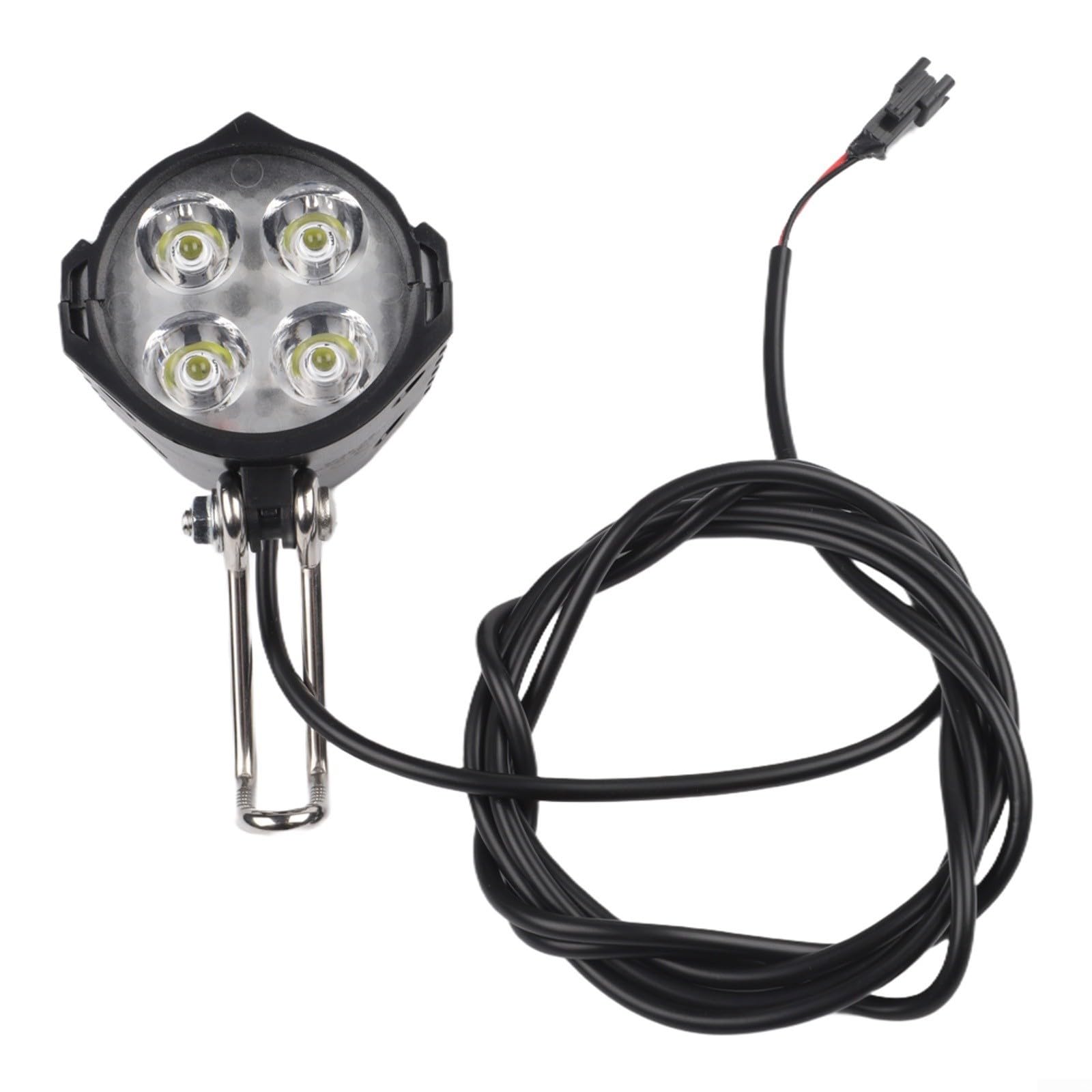 EffiFish For Bafang For BBS01 Headlight,CAN Protocol E-Bike Lamp,36V 48V Front Light,SM 2 Pin Connector,Electric Bike Night Riding, Drive Motor Lighting,ABS PC Headlamp,Replacement Front Lamp