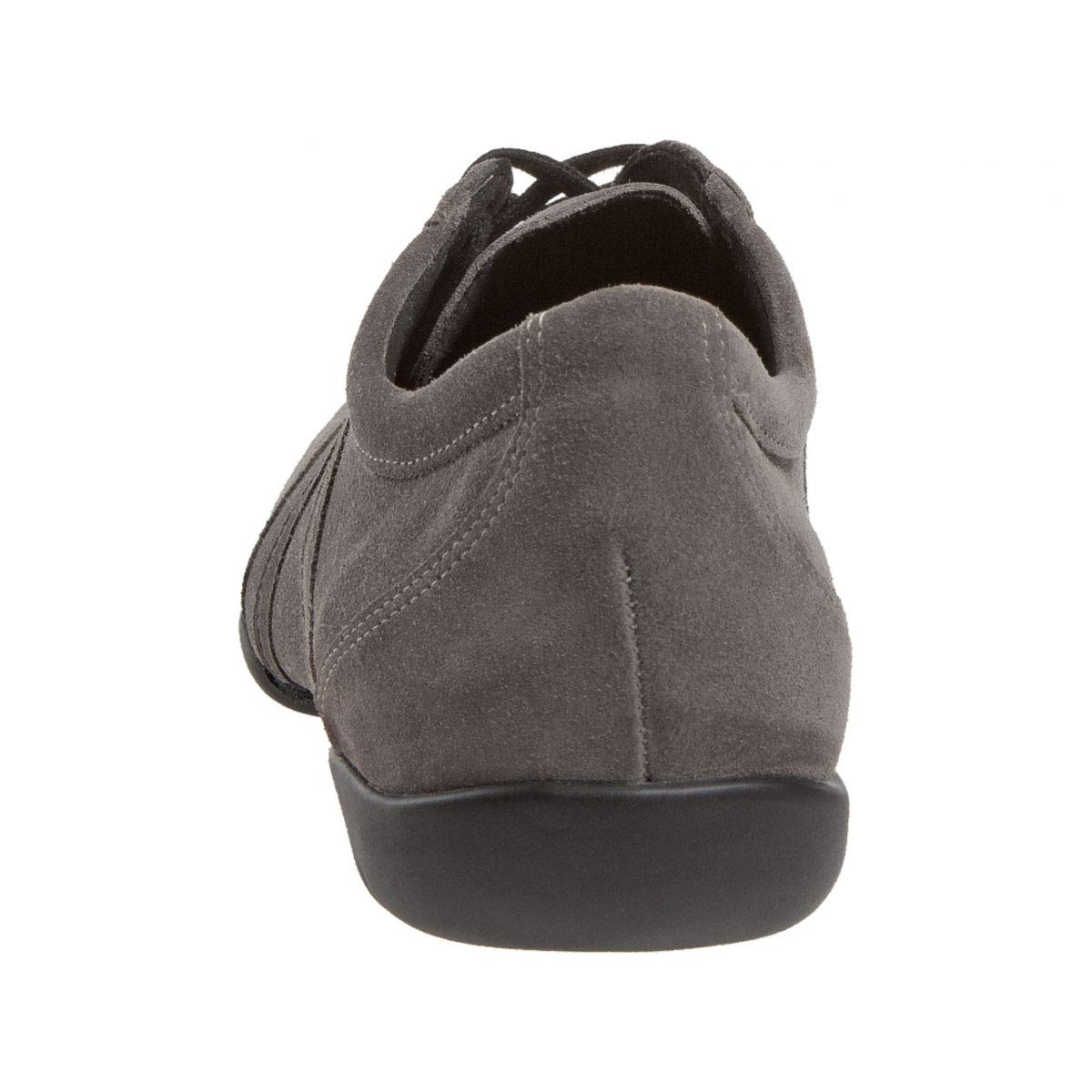 Diamant Uomini Dance Sneakers 133-325-009 - Scamosciata Grigio - Split Suola - Comfort (Wide) - Made in Germany