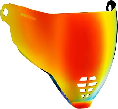 Compatible With ICON Airflite Helmet Visor ICON 06 Motorcycle Helmet Face Shield Replacement Tinted Visor Revo Deep Gold Red