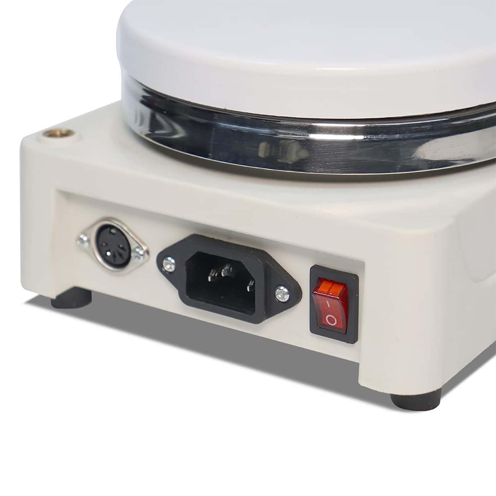 Agitador magnético Digital de Placa calefactora con función de temporización, Placa de agitación de Laboratorio con Barra agitadora y Sensor de Temperatura, 100-1500 RPM, Mezclador