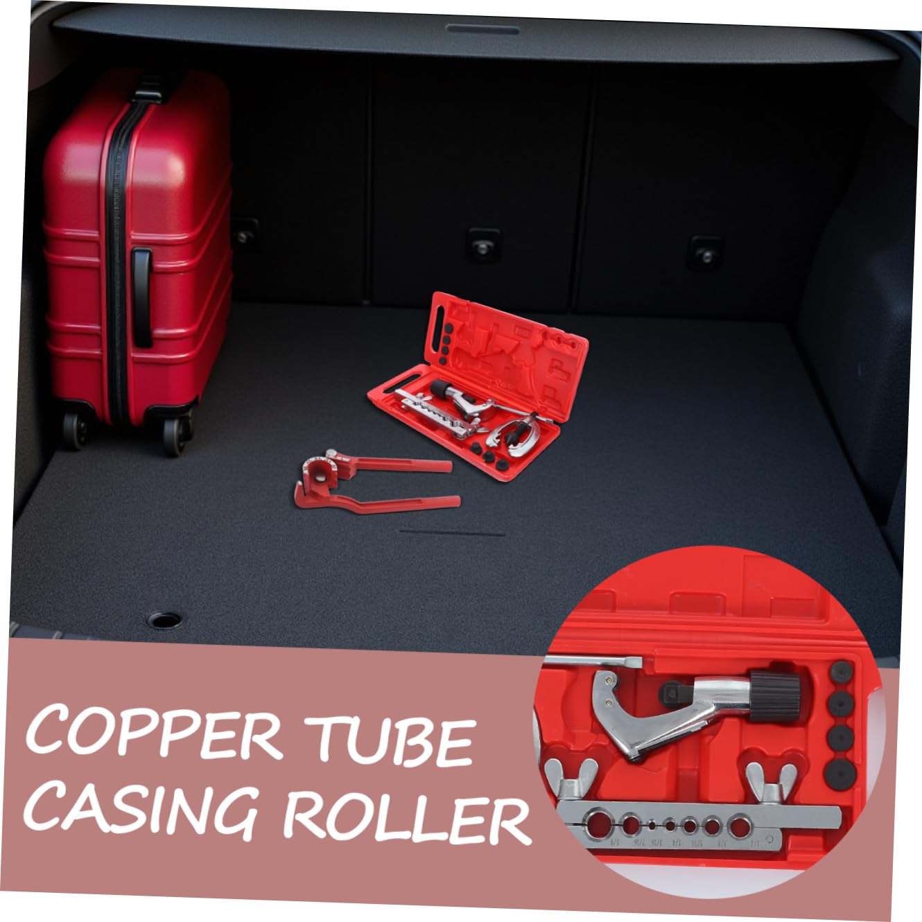 12 Pezzi Kit Strumenti per Svasatura Tubo per Riparazione e Manutenzione Condizionatori Aria Espansore per Tubo Rame e Morbido Accessori per Installatori e Tecnici HVAC