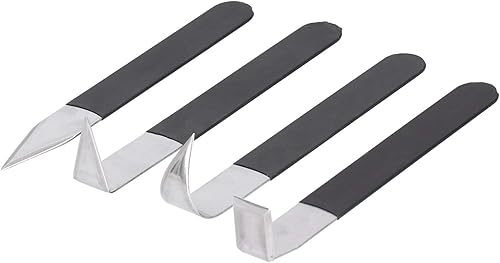 Miniatura 1 de Juego de herramientas de escultura de arcilla, herramientas de recorte de cerámica, 4 piezas de herramientas de escultura de cerámica, cuchillo de