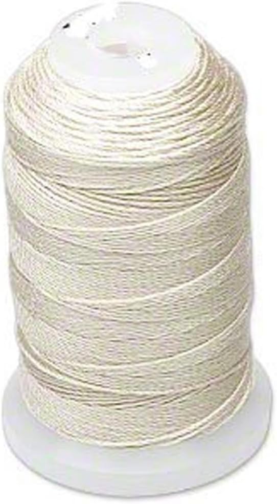 Simply Silk Beading Thread Cord Size E Ecru 0.0128 Inch 0
