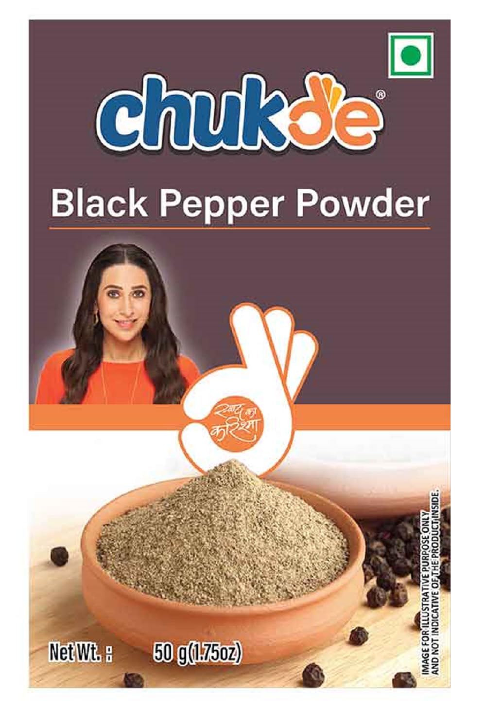 Chukde - Kaali Mirch Powder - Black Pepper Powder - Authentic & Aromatic Flavor Enhancer for Cooking, Seasoning & Marinades - No Additives & Preservatives - 50 Gm (B0CBVMSZYC) Amazon Price History, Amazon Price Tracker