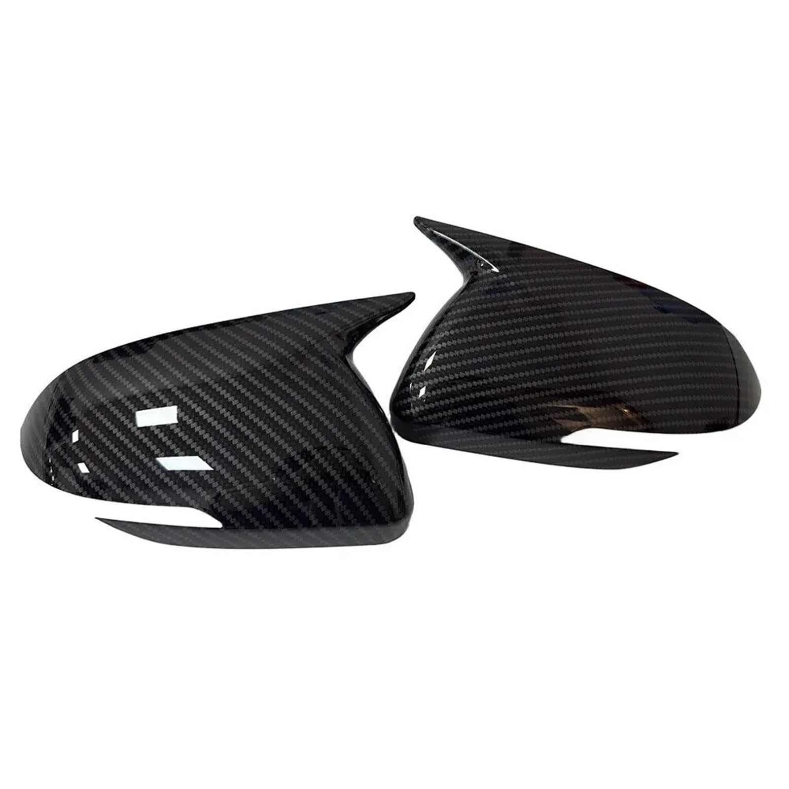 Car Rearview Mirror Cap for Kia for Rio 2018-2023 2X Car Sticker Rearview Side Mirror Cover Wing Cap Exterior Case Trim Vehicle Door Wing Mirror Cover(with Light Carbon)