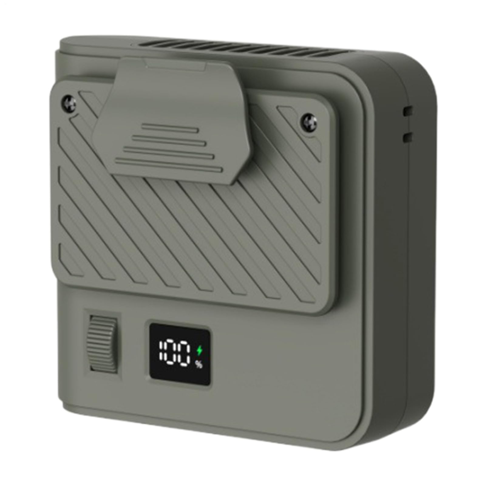 Ventilador recargable y portátil con sujeción para cinturón de alta eficiencia personal