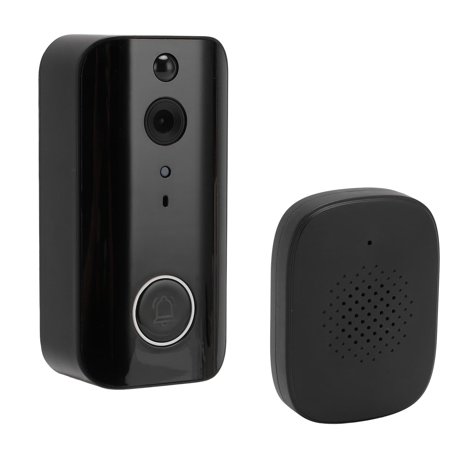 Videocitofono Wireless 1080P, Visione Notturna IR, Sensore di Movimento PIR, Riduzione del Rumore, WiFi 5G, Convertitore Vocale, 4000 MAh, con Funzione, per la Casa