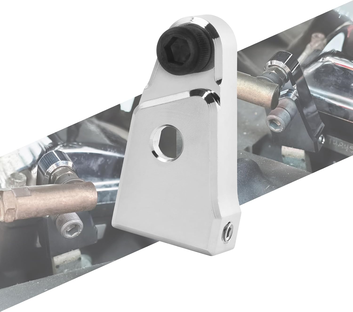 Shift Neutral Gear Assist Kit Fit for Harley Touring Street Glide Road Glide Road King Electra Glide Tri Glide Electra/Ultra Dyna Softail Twin Cam Models (Chrome)