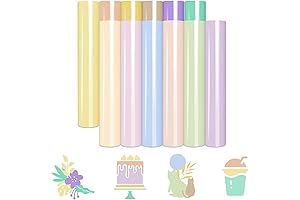 Pastel HTV Vinyl Boho Colors - 13 Pack Pastel Heat Transfer Vinyl Sheets