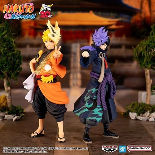 Miniatura 2 de Banpresto - Naruto Shippuden - Uchiha Sasuke (disfraz de animación del 20 aniversario), figura de Bandai Spirits