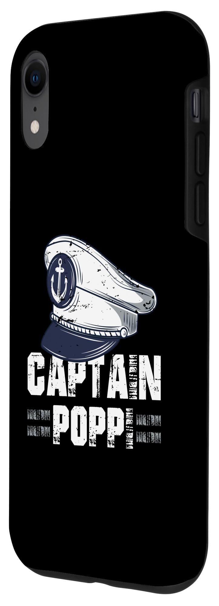 iPhone XR Captain Poppi Sailing Captain Hat Boat Owner Boating Sailer Case - Image 2