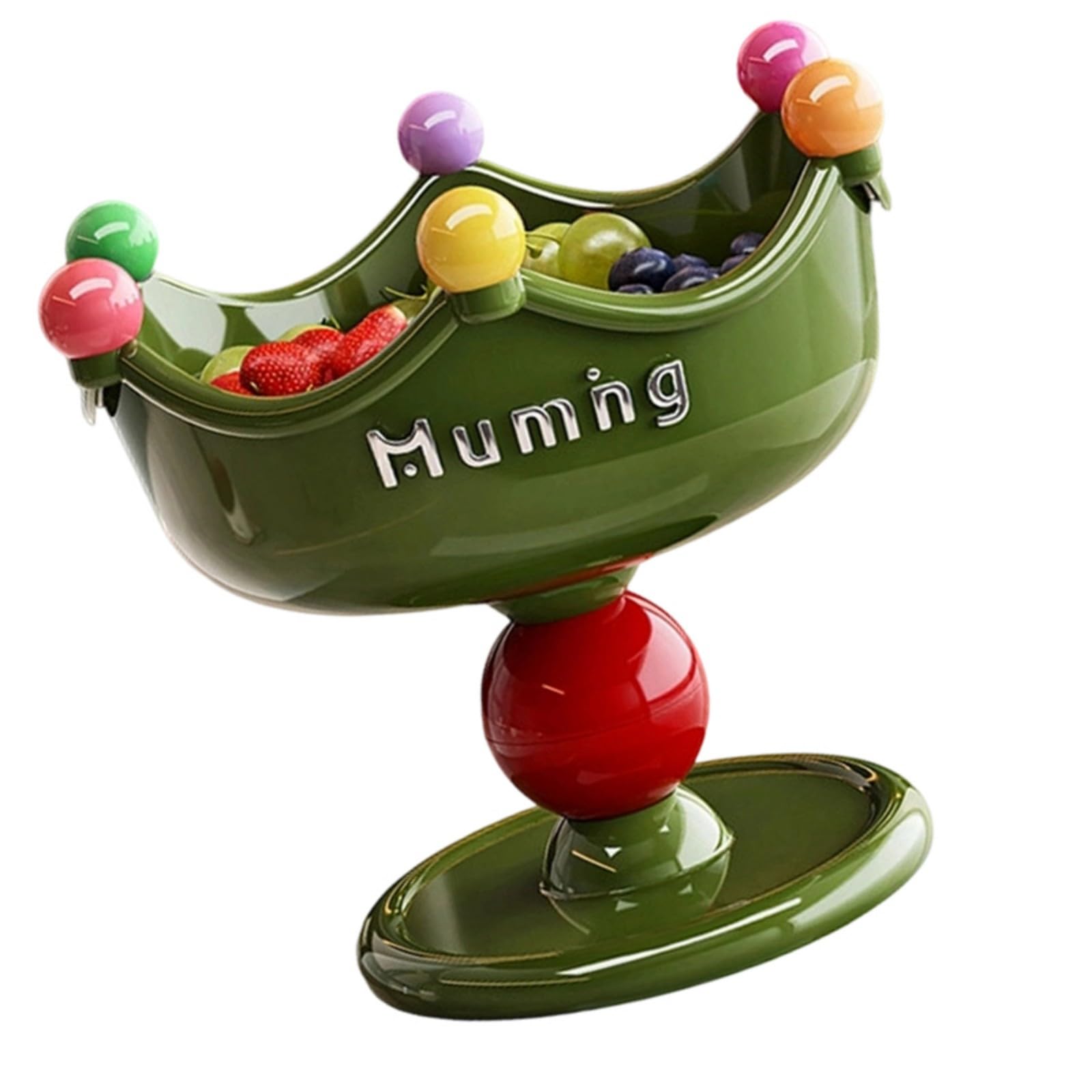 Tsophreniq Grip Resistant Produce Holder for Organizing Grapes Cherries Candy Stylish Kitchen Essential Camping Outdoor Meal Fruit Tray