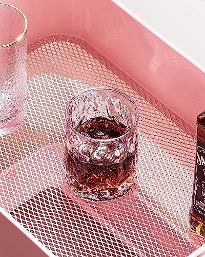 image for Pipishell 3 Tier Mesh Utility Cart, Rolling Metal Organization Cart wi