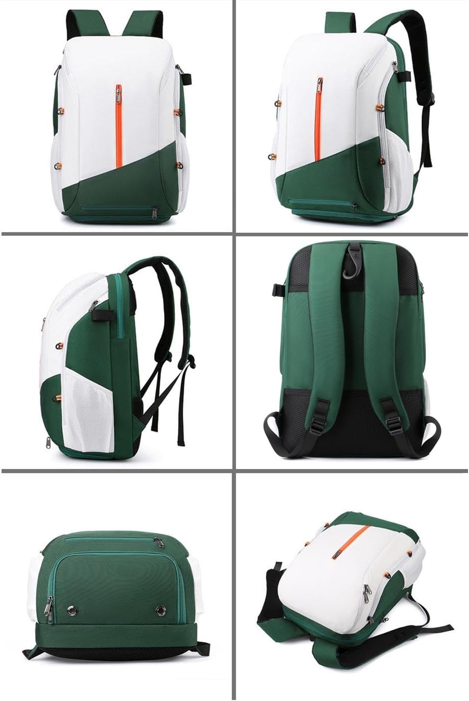 Baseball Backpack Sports Bag for Baseball, Softball, Basketball, Tennis Bag with Shoe Compartment Hook Waterproof