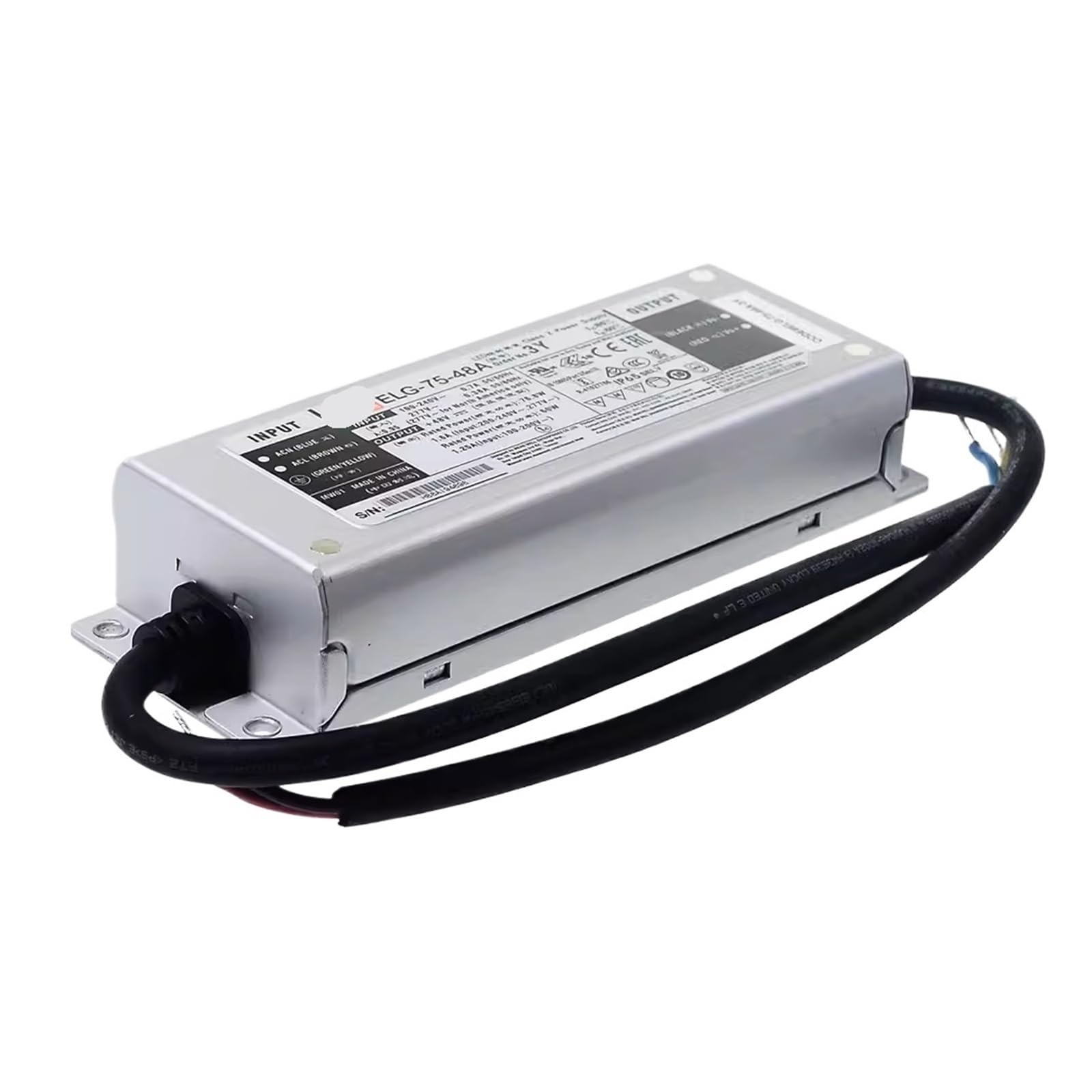 SWEWDSQG ELG-75-12B-3Y ELG-75-24B-3Y ELG-75-36B-3Y ELG-75-42B-3Y ELG-75-48B-3Y Waterproof constant current Power Supply(ELG-75-36B-3Y 36V)