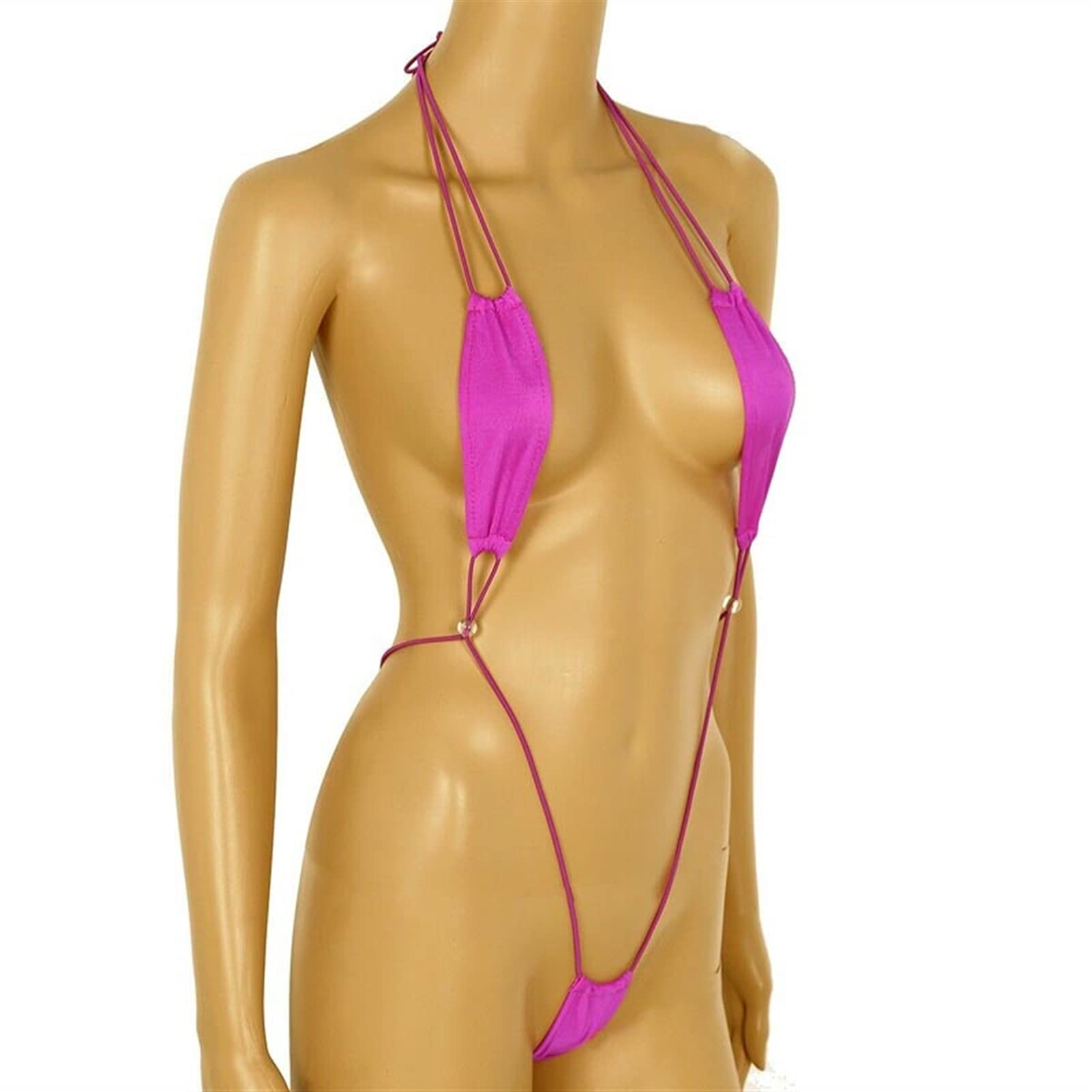 Micro String / Micro Bikini Mauve, Référence 605, Taille Unique - Neuf Avec étiquettes