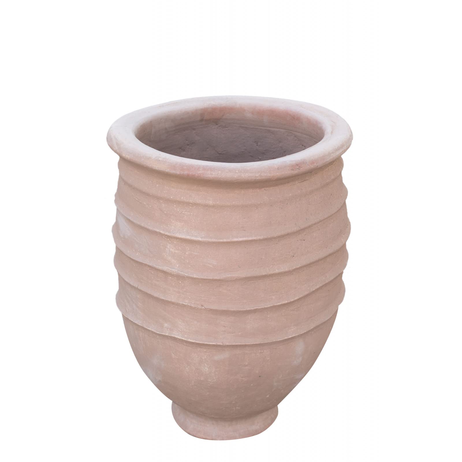 Biscottini Vasi terracotta grandi da esterno 55x77x55 cm | Vasi per piante grandi artigianali | Vaso terracotta grande del Sahara