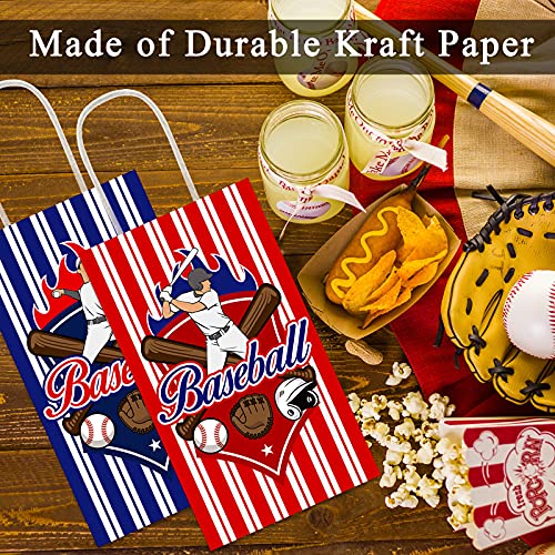 Chiazllta JM0200 12 Pcs Baseball Party Treat Bag Baseball Gift Goodie Favor Bags thumb #3