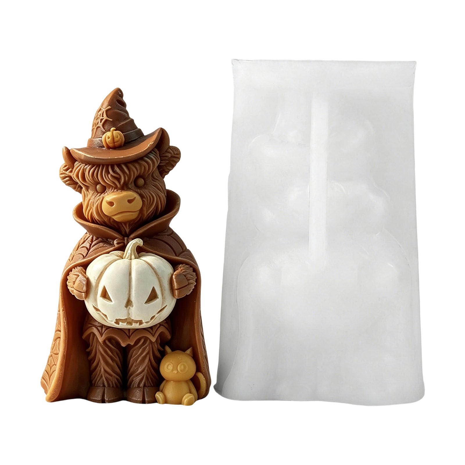 Elnwnnkc Food Safe Silicone in Fun Cattle Shape for Seasonal Craft and Parties Silicone Making