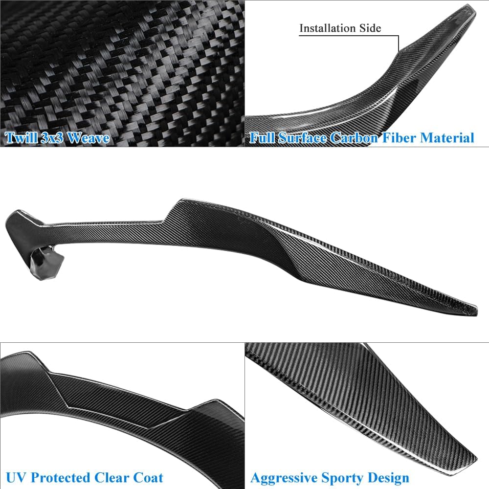 Real Carbon Fiber Trunk Spoiler Compatible with 2020-2026 Toyota GR Supra MK5 A90 A91 Spoiler Wing (MP Type)