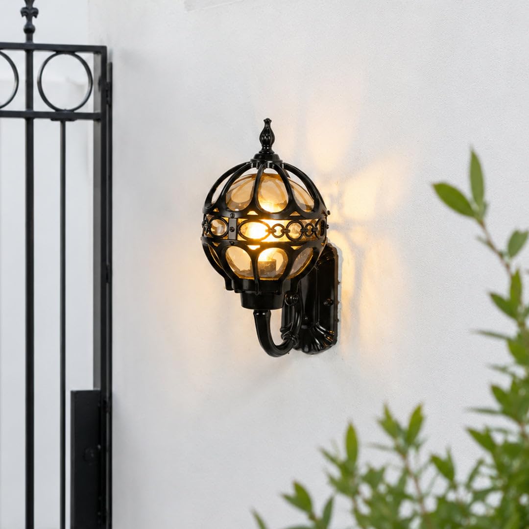 Whispering Homes Serenara Outdoor Wall Light - Black-image-14