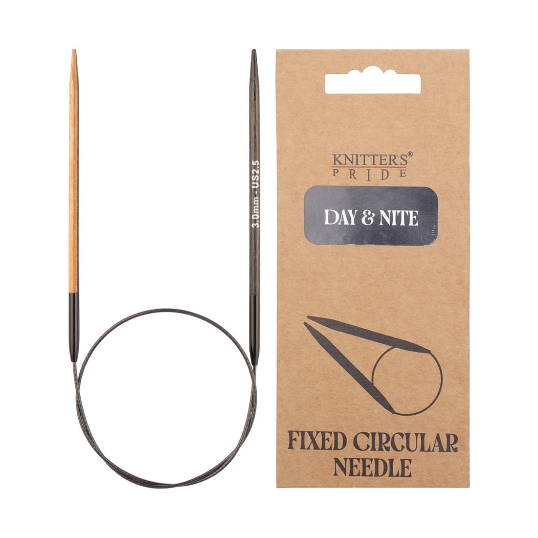 Knitter's Pride Day & Nite Circular Needle 25 cm 3.00 mm - 1 piece