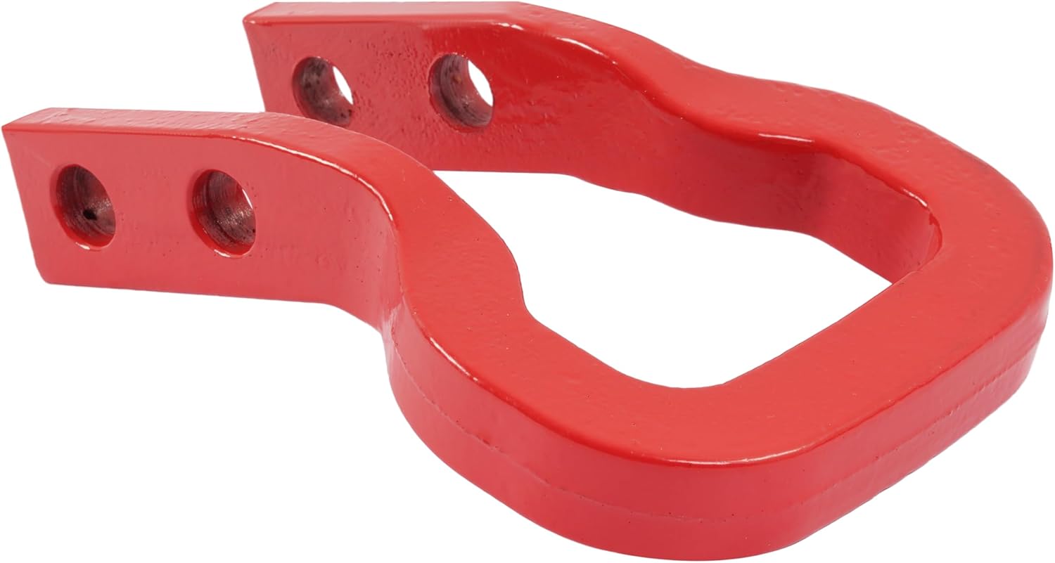 Tow Hooks Compatible with 2023-2024 Chevrolet Colorado 2023-2025 GMC Canyon Replace 85137122 2Pcs Red Steel