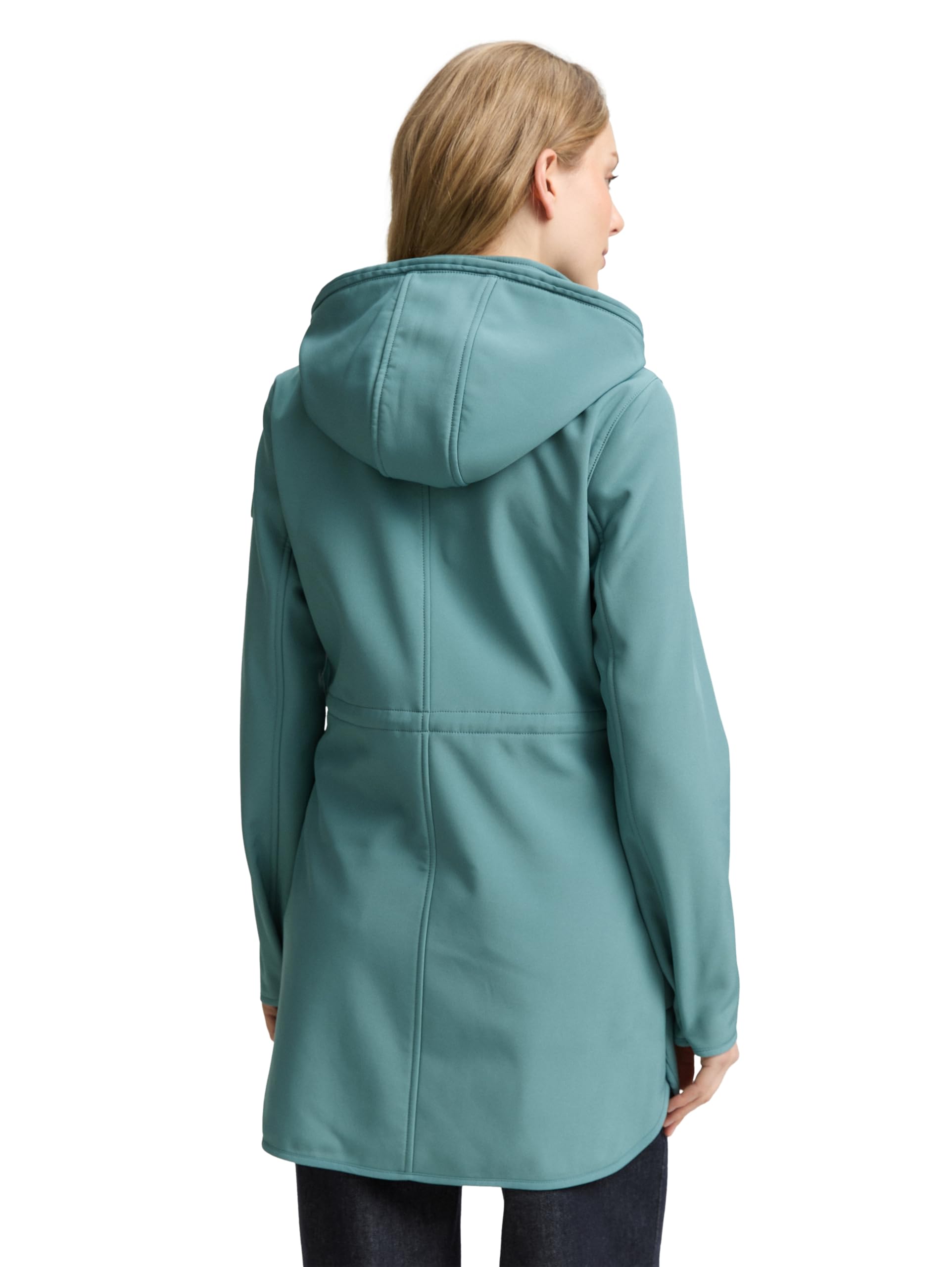 TOM TAILOR Płaszcz damski 1049349, 10697-Sea Pine Green, XL, 10697 - Sea Pine Green, XL