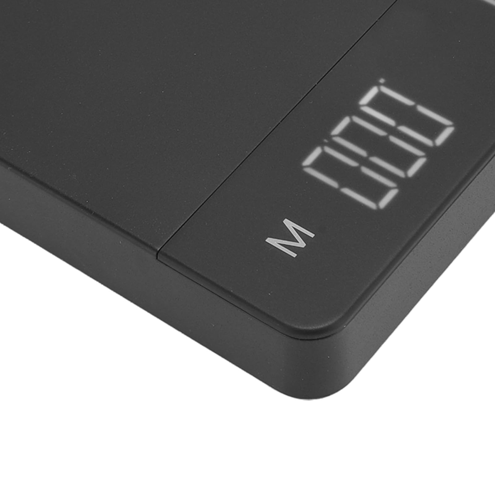 Bilancia digitale per caffè, ricaricabile tramite USB, alta precisione 0,1 g con timer e tara automatica, dimensioni ridotte per uso domestico in cucina, materiale ABS, tappetino (5kg/0.1g)