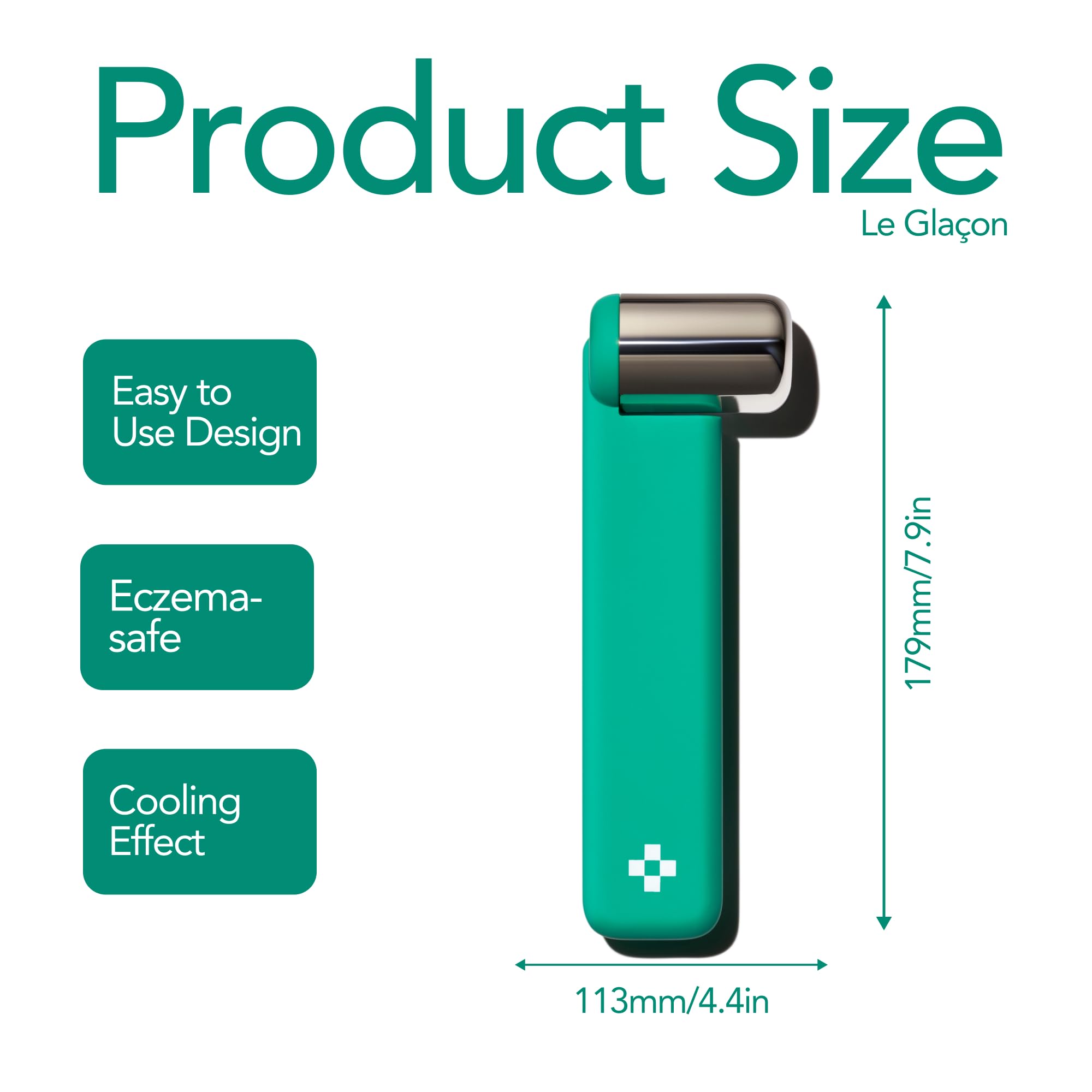 Doré Le Glaçon Facial Ice Roller for Puffiness & Redness, Skin Care Tool