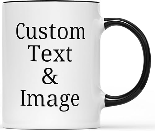 Miniatura 8 de Fantastic Gifts Taza con foto personalizada con texto personalizado, sube tu imagen con diferentes diseños Taza con Foto Personalizada y Texto Taza