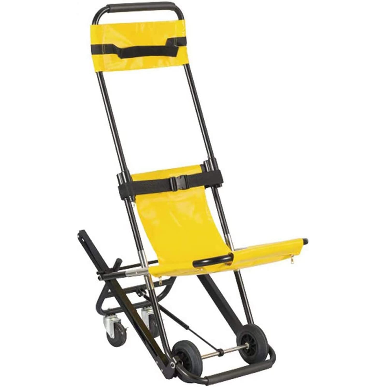 Silla Plegable para escaleras, Elevador de Rescate de Emergencia, Ambulancia, Bombero, Elevador de evacuación, Camilla para escaleras, Camilla para Subir escaleras con Hebillas de liberación rápida,