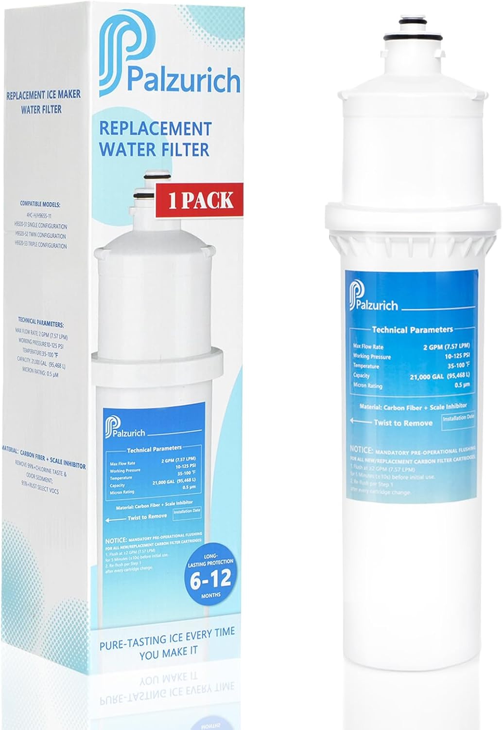 SS-2.5 Water Filter, Replacement for F.Set.SS-2.5 Filter Unit, Compatible with F.Set.SS-2.5 & Elf-SS-2.5-R Model (1 Pack)