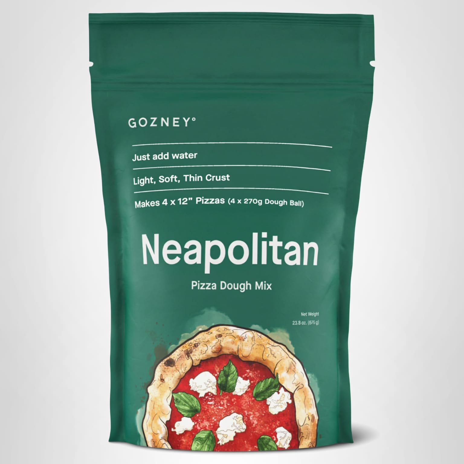 Amazon.com : Gozney Just-Add-Water Neapolitan Pizza Dough Mix for