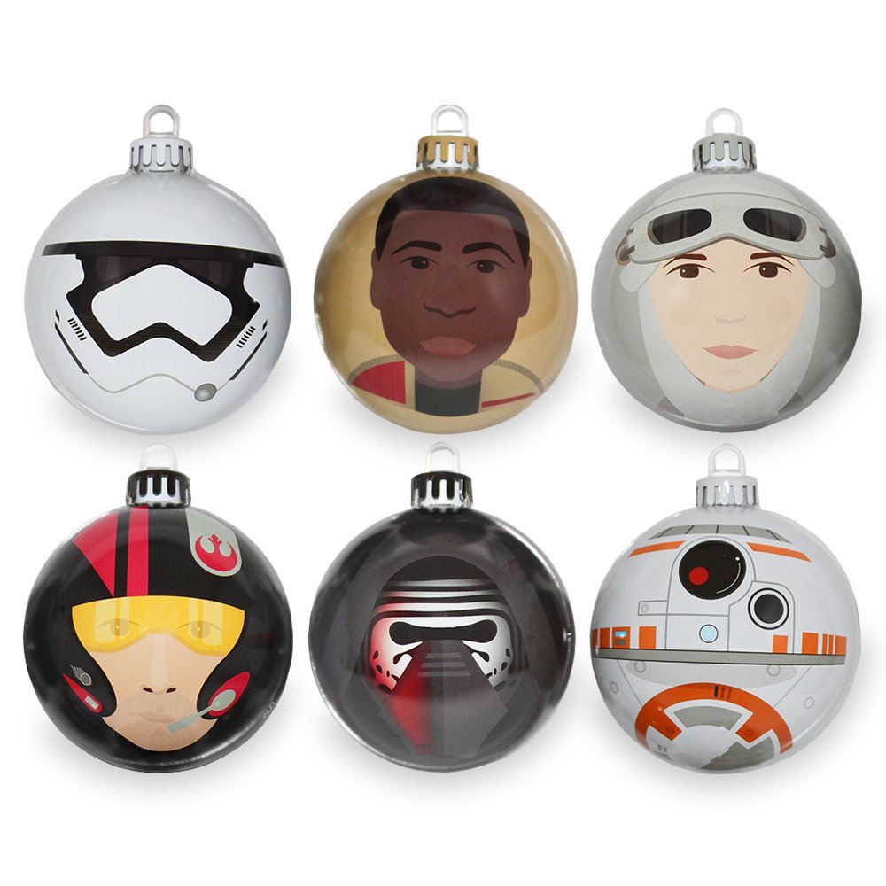Numskull Official Star Wars Force Awakens Baubles/Christmas Tree Decorations - Damaged Box